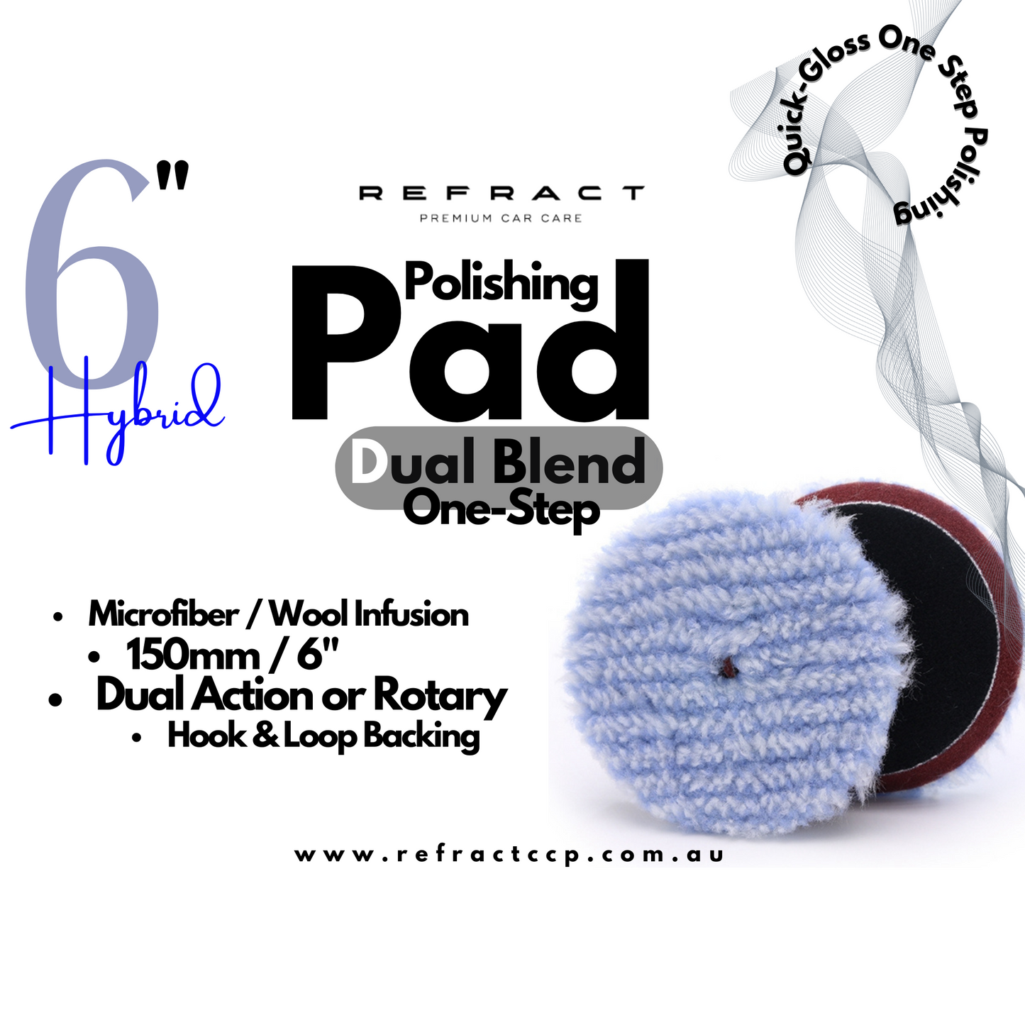 Microfiber Hybrid One-Step Polishing Pads