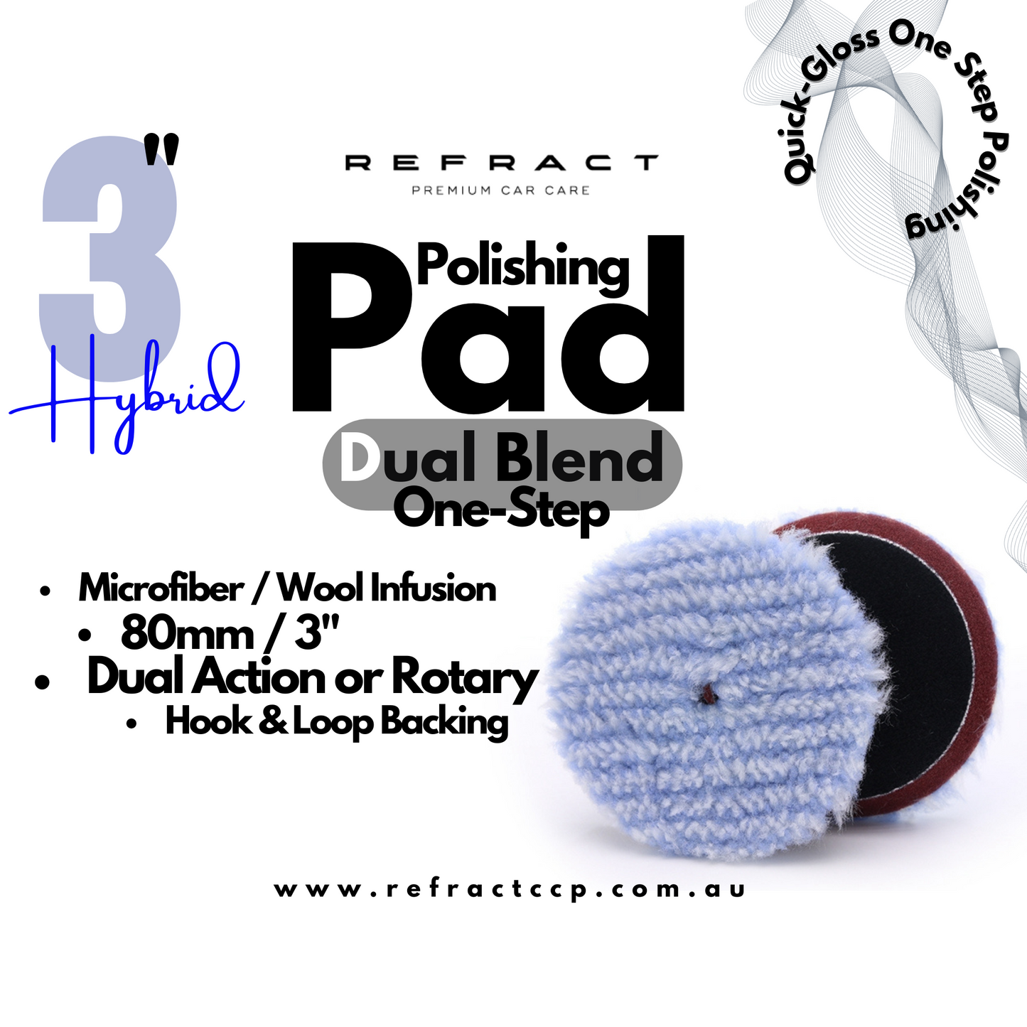 Microfiber Hybrid One-Step Polishing Pads