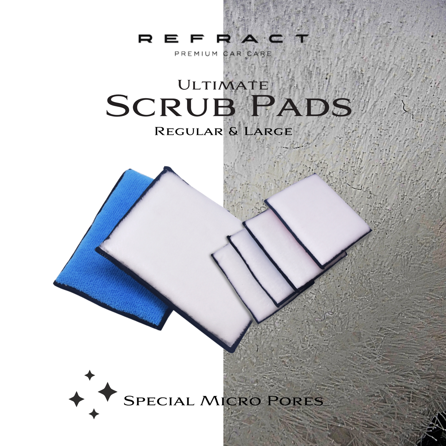 Pro Scrub Pad Packs - Micro Bristle
