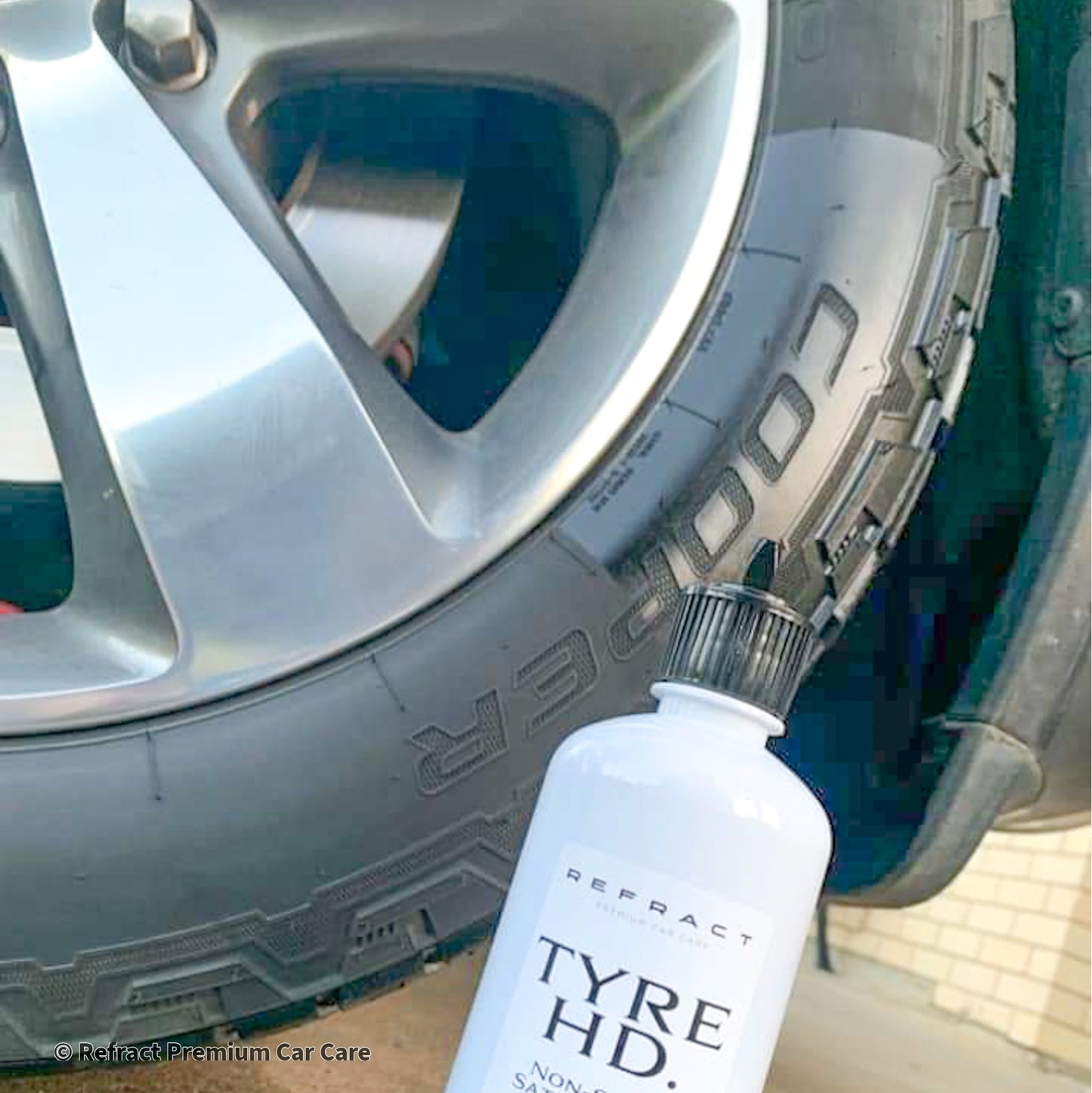 Refract Premium Car Care Products Refract Tyre HD -  Black Dye Tyre & Rubber Trim Penetrant $29.95