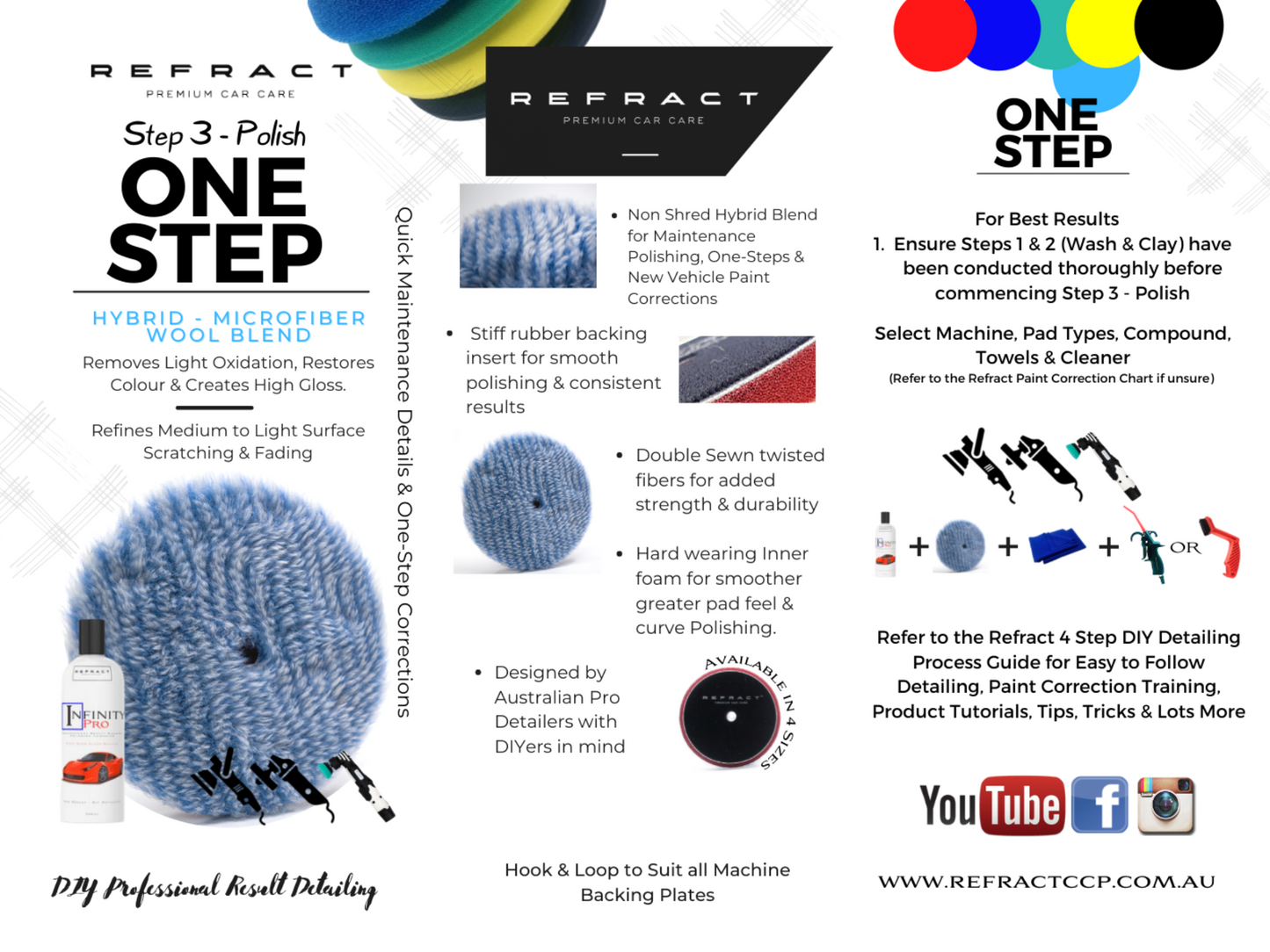 Microfiber Hybrid One-Step Polishing Pads