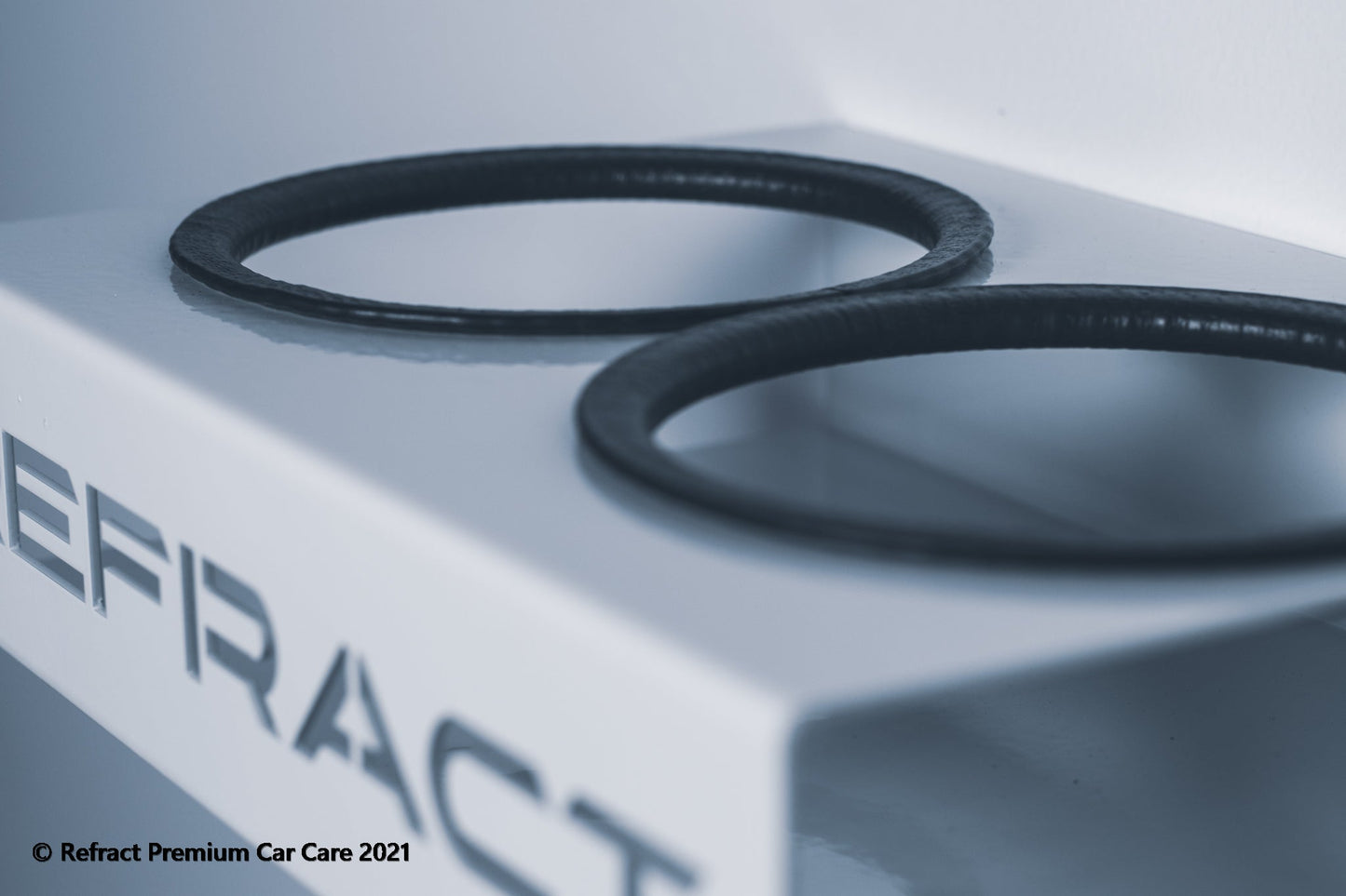 Refract Premium Car Care Products Refract Detailing Dual Bottle Storage Shelf Wall Mount $79.95