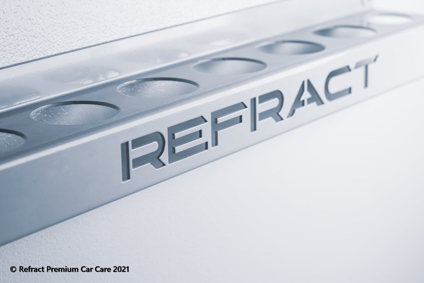 Refract Premium Car Care Products Refract Ceramic Coating Bottle Holder Garage Wall Storage Holder $49.95
