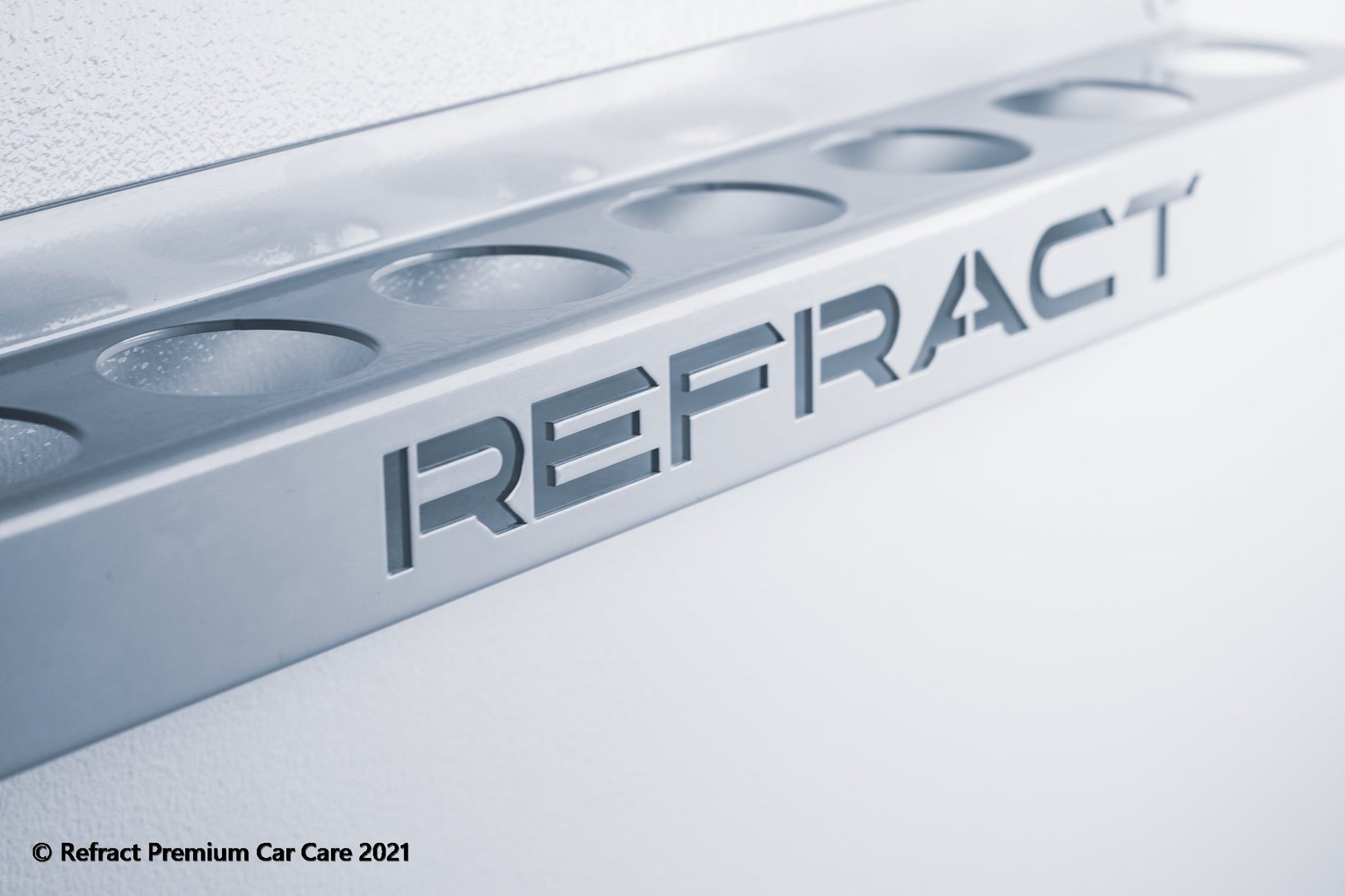Refract Premium Car Care Products Refract Ceramic Coating Bottle Holder Garage Wall Storage Holder $49.95