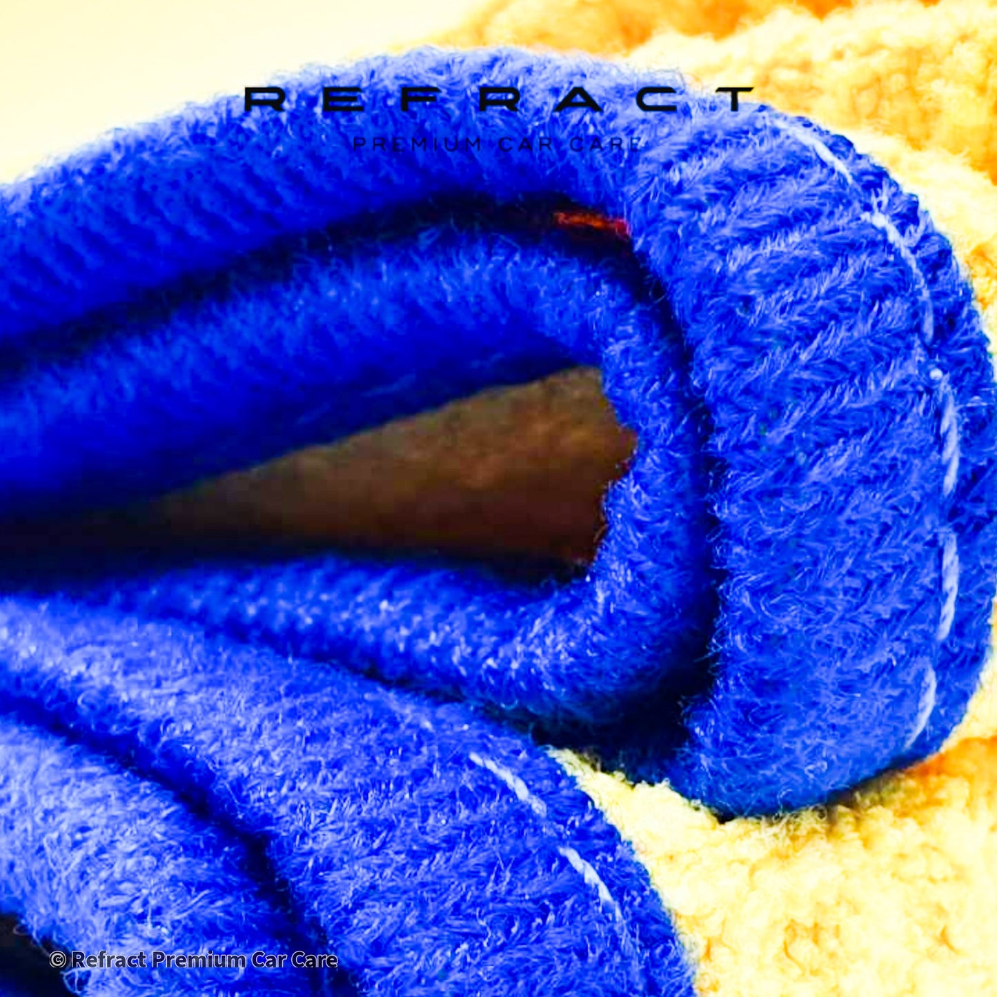 Refract Premium Car Care Products Refract Pro-Glass Microfiber Waffle Towels  - Twin Pack $12.95
