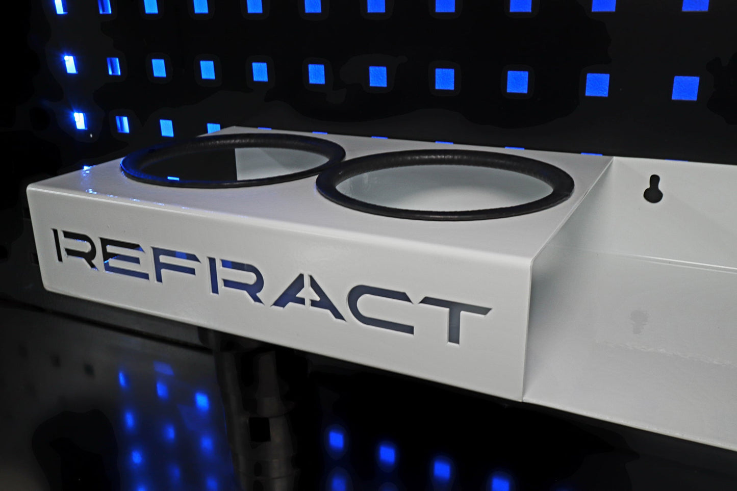 Refract Detailing Dual Bottle Storage Shelf Wall Mount