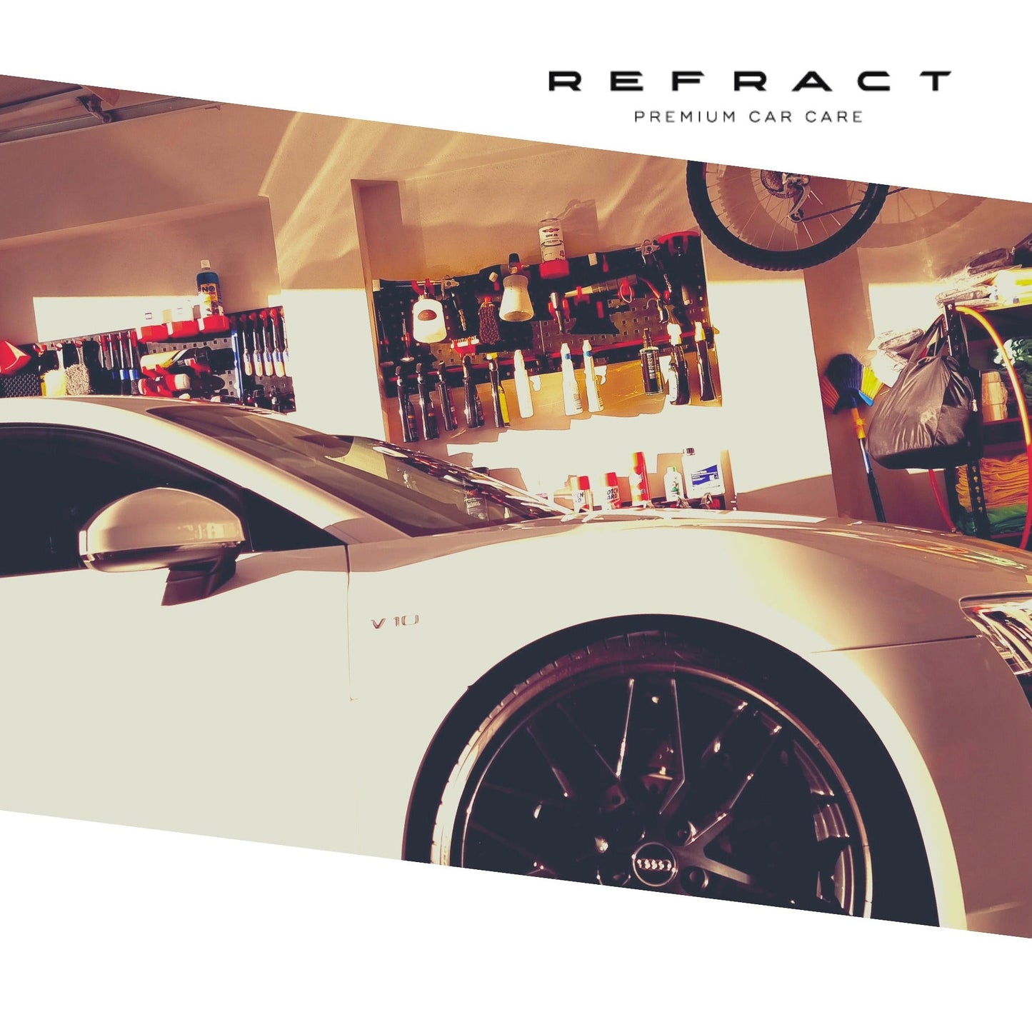 REFRACT Garage Wall Hook Storage Board Kit