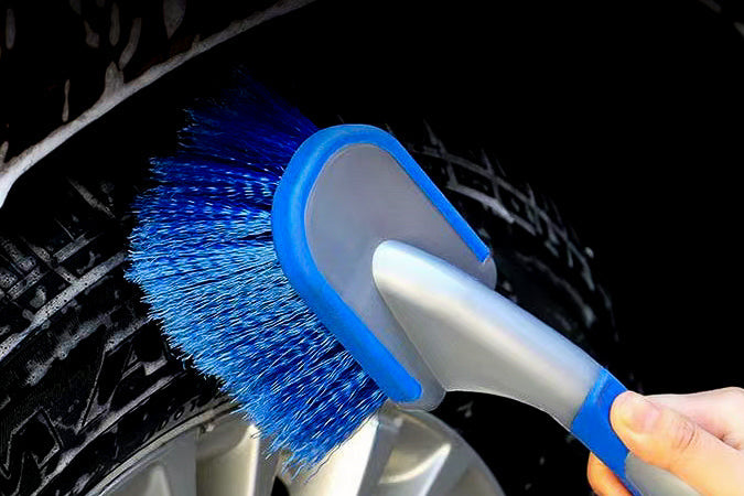 Short Handle Tyre & Wheel Cleaning Brush